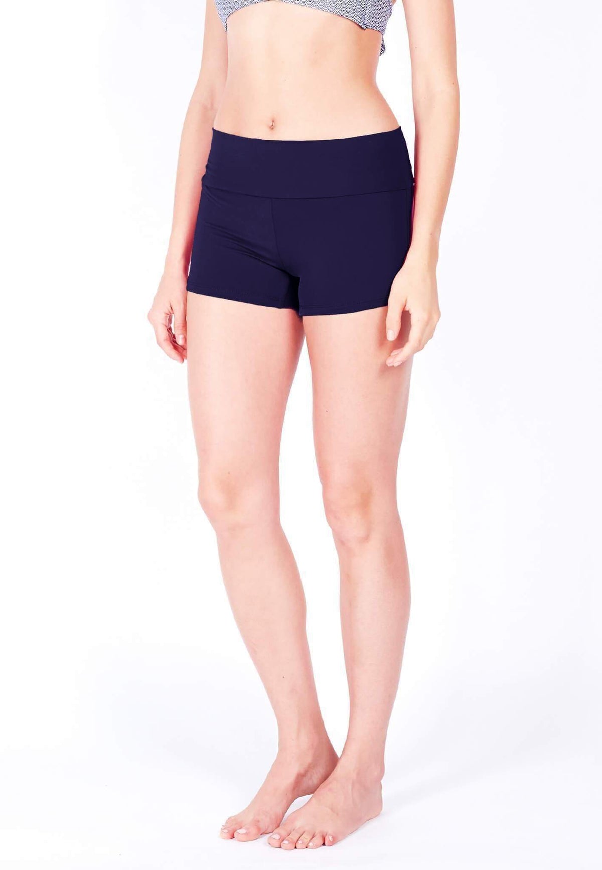 Athleiswim™ Boyshorts (Black &amp; Navy)