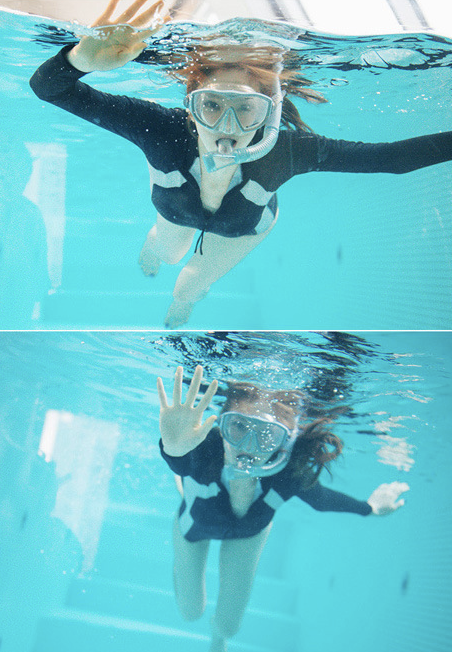 Long Sleeve Wetsuit (Black/ Lavender)