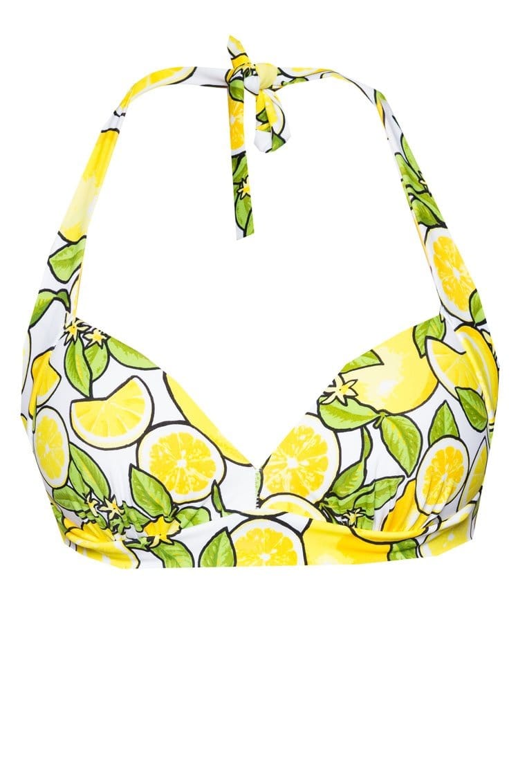 FUNFIT Halter Bikini Top in Lemonade Print (XS - XL)