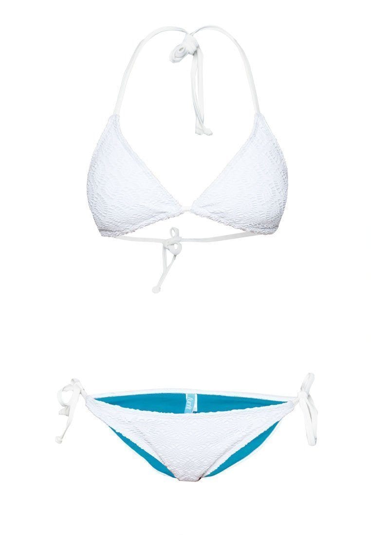 FUNFIT Lace Crochet Bikini Set in White (S - XL)